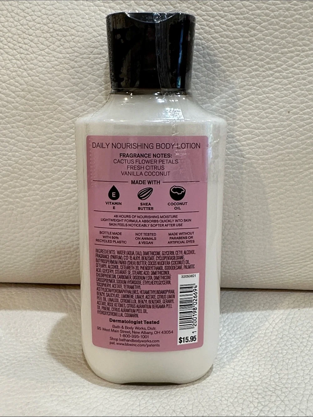 Bath & Body Works Cactus Blossom Daily Moisturizer Body Lotion Bundle of 2 NIB